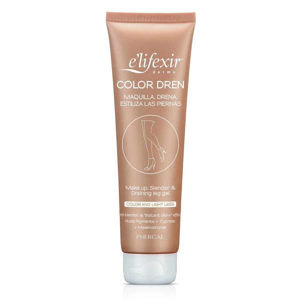ELIFEXIR Dermo Maquillaje Piernas Efecto Bronceador Drenante 150ml-1