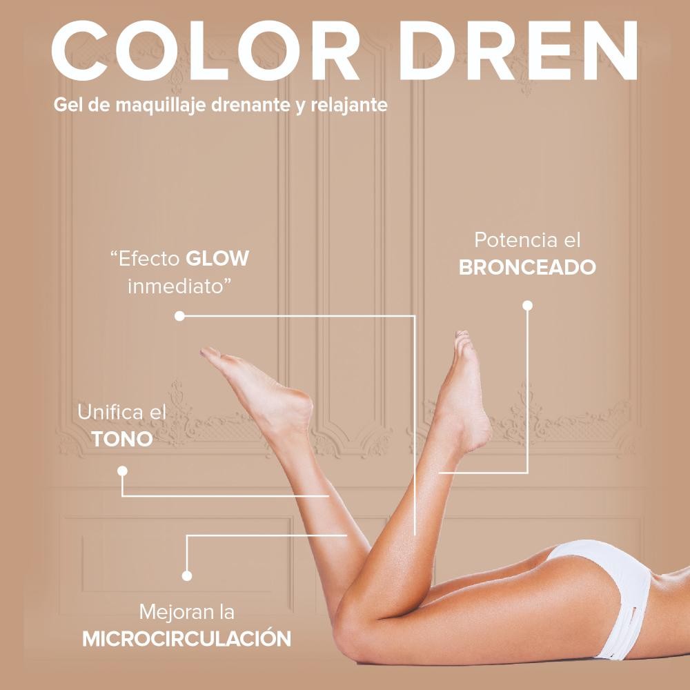 ELIFEXIR Dermo Maquillaje Piernas Efecto Bronceador Drenante 150ml-5