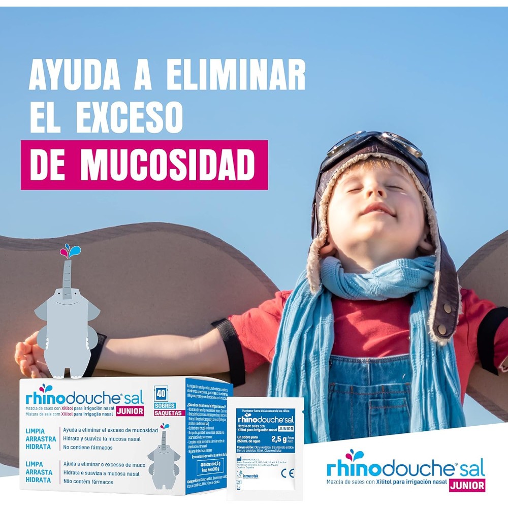 Rhinodouche Sal Nasal Junior 40 sobres-8