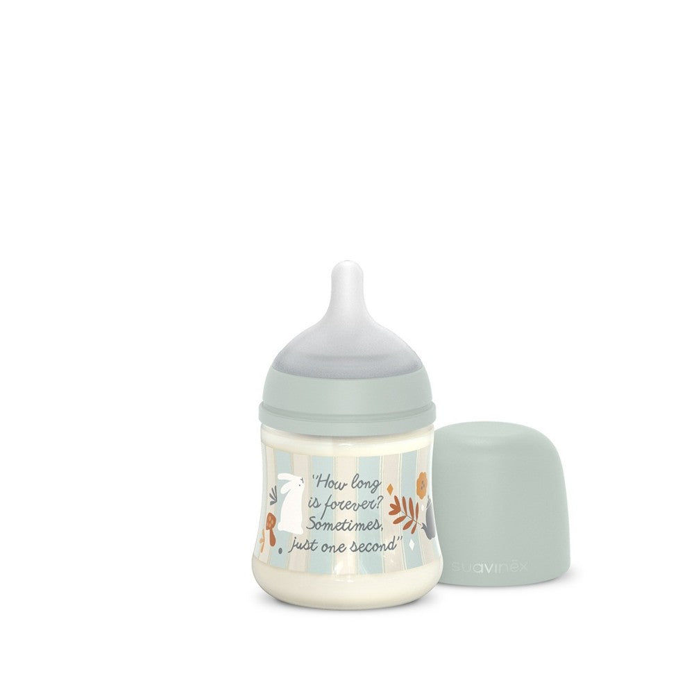 SUAVINEX Biberón Premium 3 Posiciones 150ml (Conejito Azul)-1