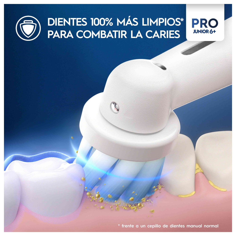 Oral-B Cepillo Recargable Pro 3 Junior 6+ Frozen-4