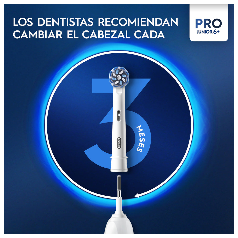 Oral-B Cepillo Recargable Pro 3 Junior 6+ Frozen-7