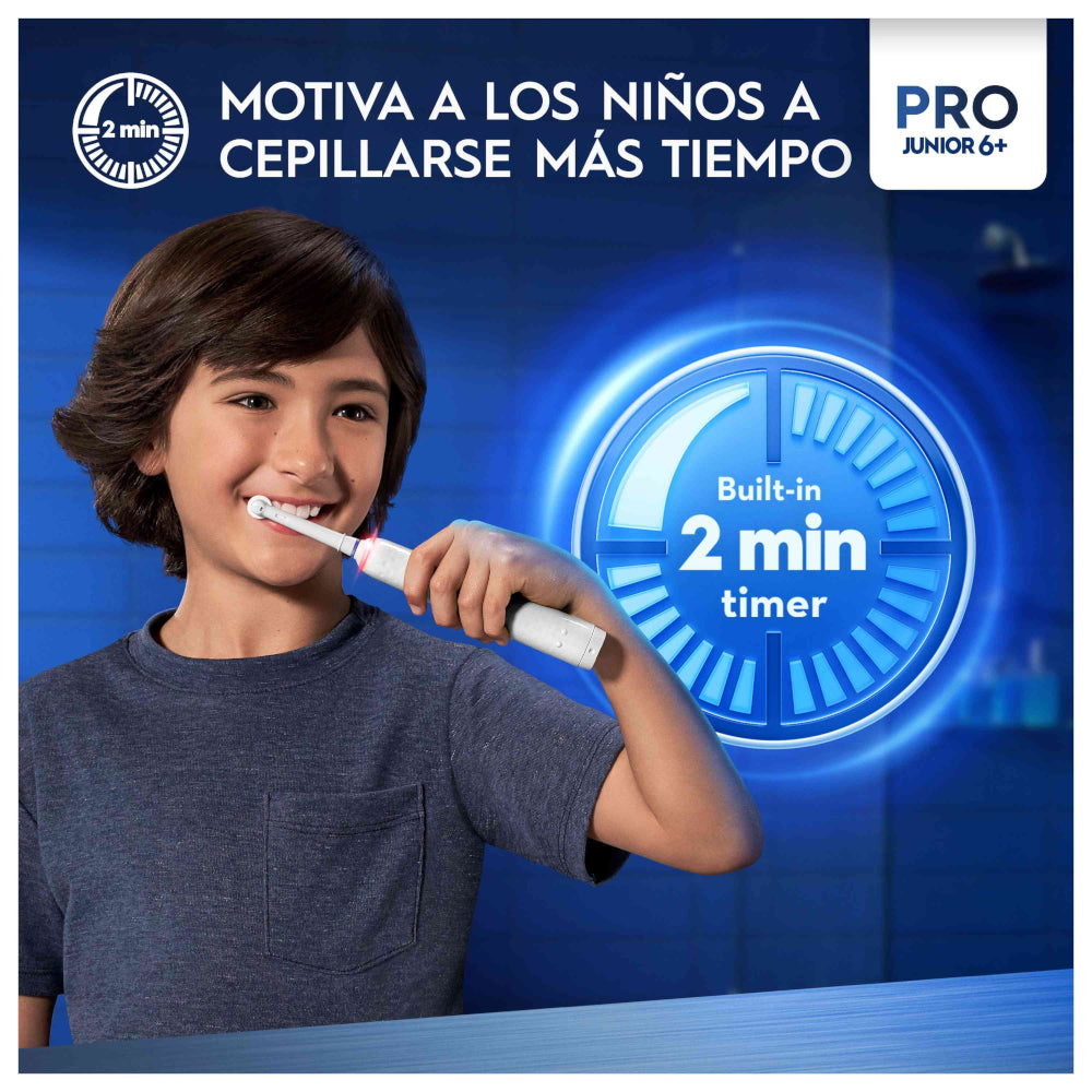 Oral-B Cepillo Recargable Pro 3 Junior 6+ Frozen-8