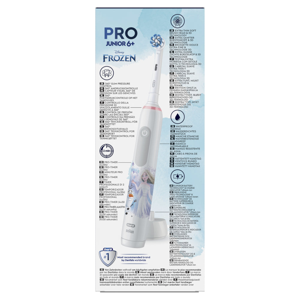 Oral-B Cepillo Recargable Pro 3 Junior 6+ Frozen-11