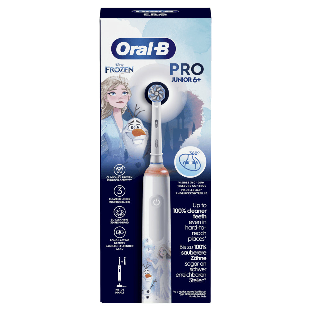 Oral-B Cepillo Recargable Pro 3 Junior 6+ Frozen-16