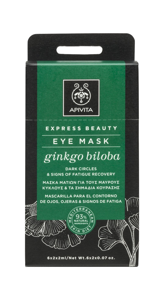 Apivita Mascarilla Ginkgo Biloba Contorno de Ojos 2x2ML-1