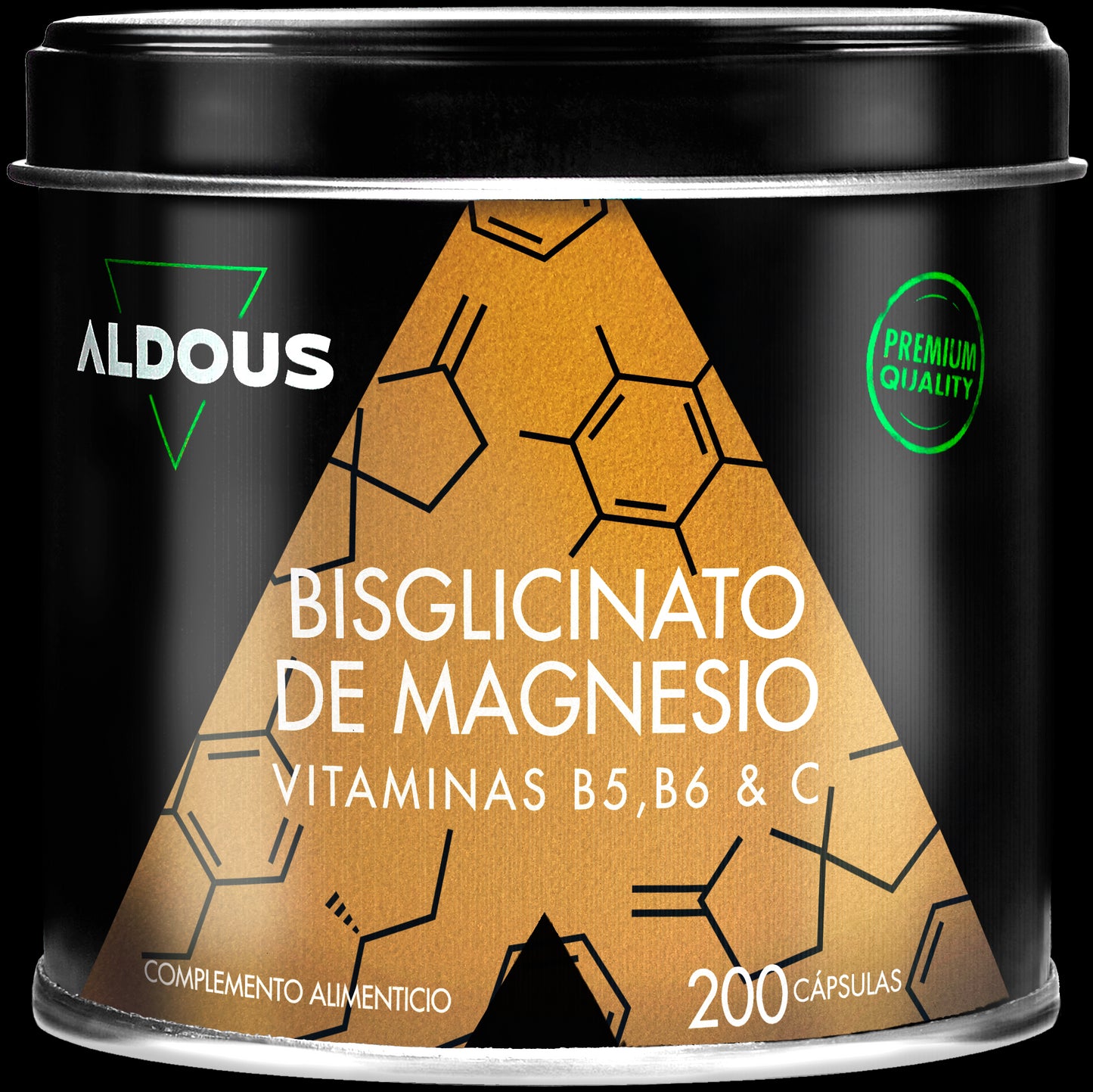 Aldous Bisglicinato de Magnesio 200 Cápsulas-1