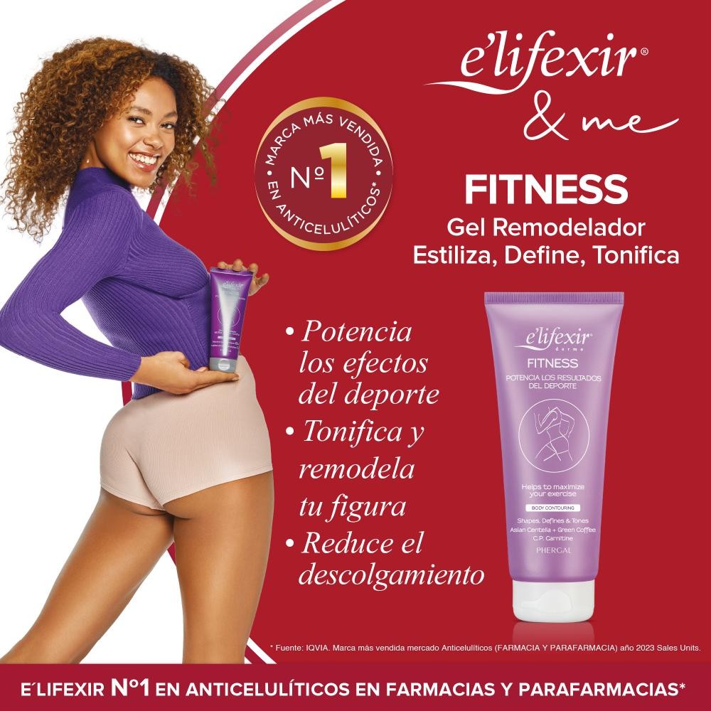 ELIFEXIR Fitness Crema Reafirmante 200 ml-3