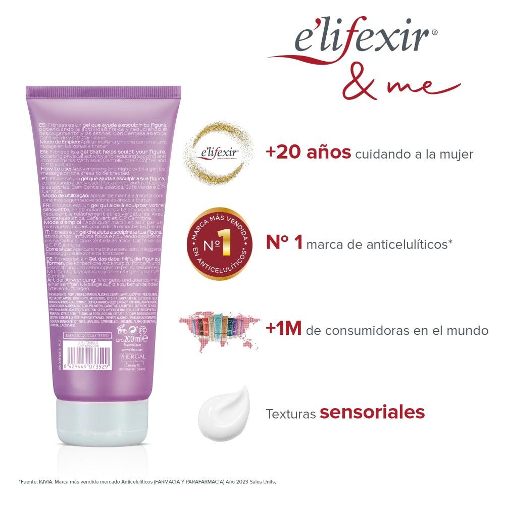 ELIFEXIR Fitness Crema Reafirmante 200 ml-8