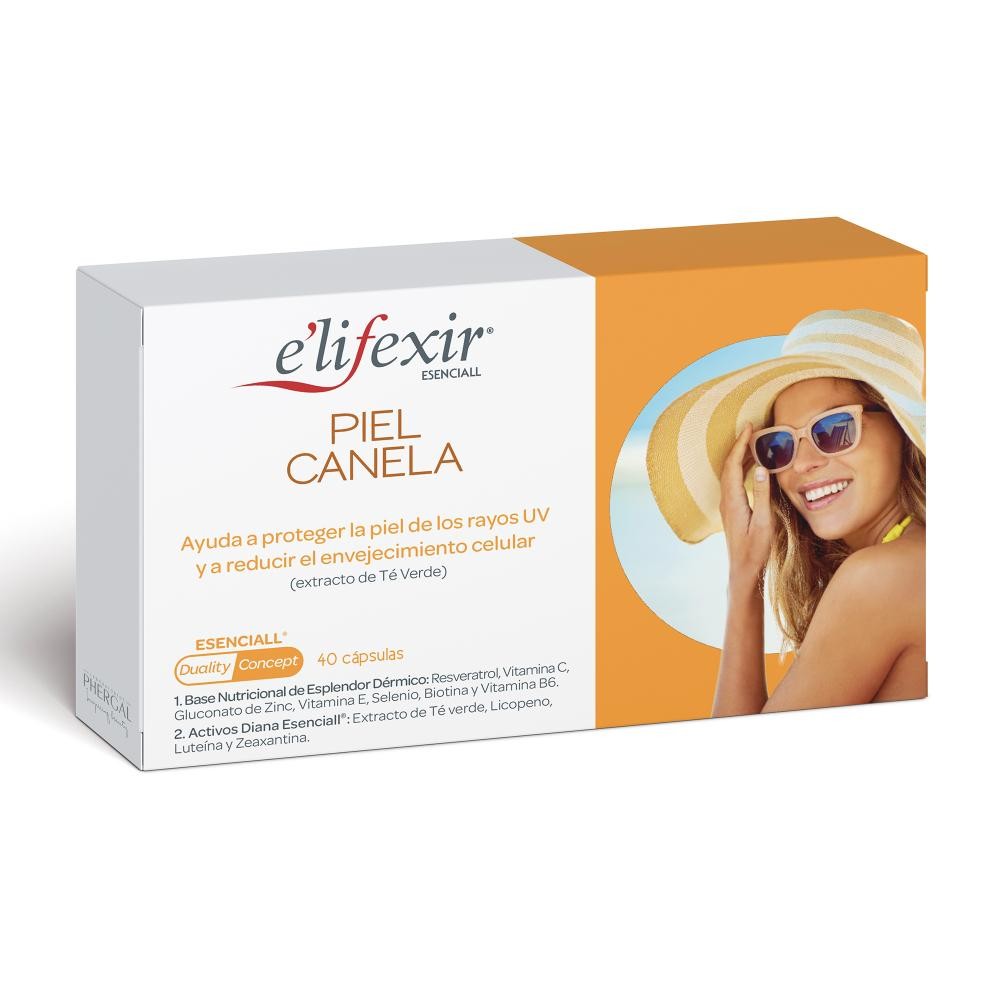 ELIFEXIR Esenciall Piel Canela 40 cápsulas-1
