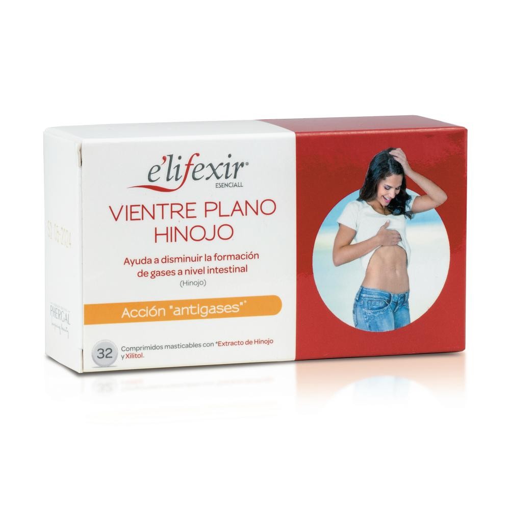 ELIFEXIR Vientre Plano con Hinojo 32 Comprimidos-1