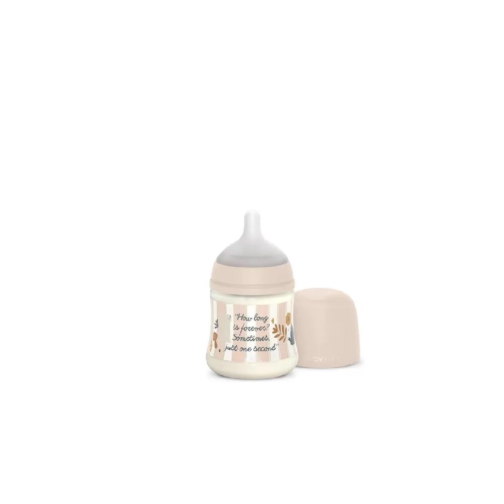 SUAVINEX Biberón Premium Wonderland +0m Silicona SX Pro Fisiológica 150ml Conejo Rosa Rayas-2