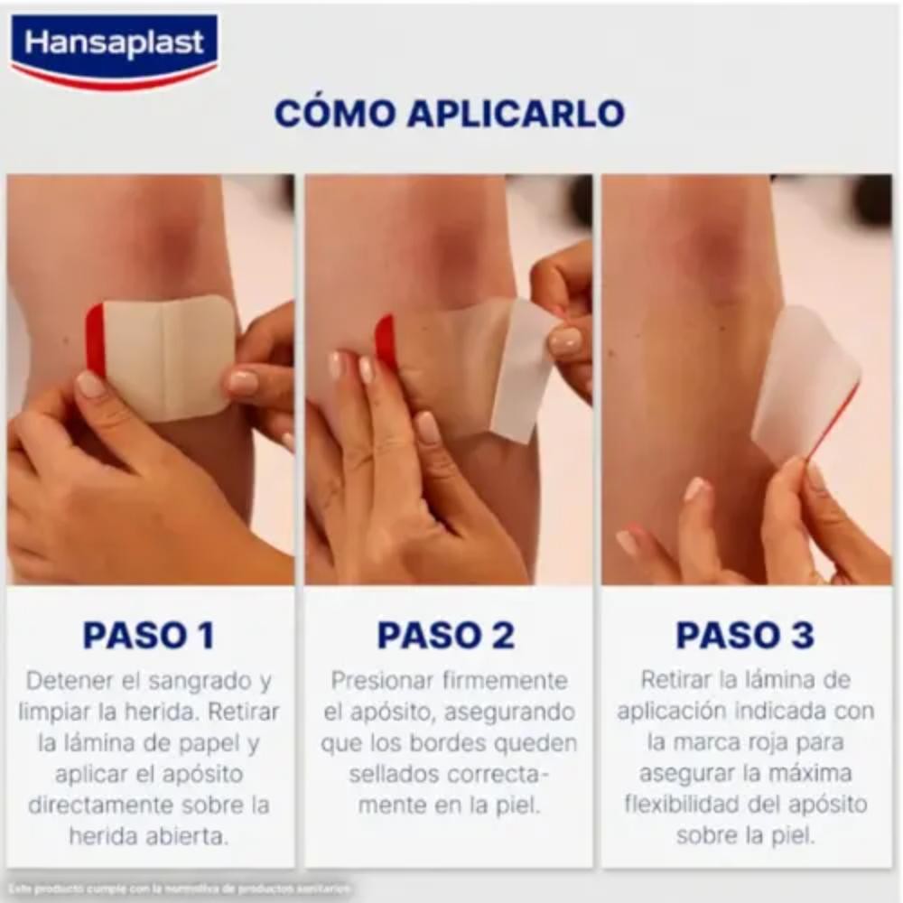 Hansaplast Second Skin Protection XL 3 apósitos-7