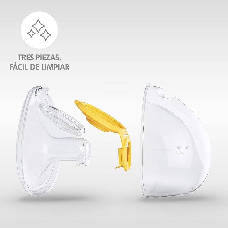MEDELA Hands Free Sacaleches Portátil Eléctrico Doble 1 unidad-6