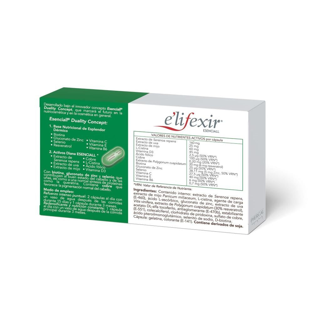 ELIFEXIR Esenciall Redensificante Capilar Anticaída 30 cápsulas-5