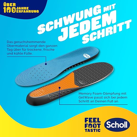 SCHOLL Professional Gel Activ Einlegesohle für Herren Gr. 40 – 46,5