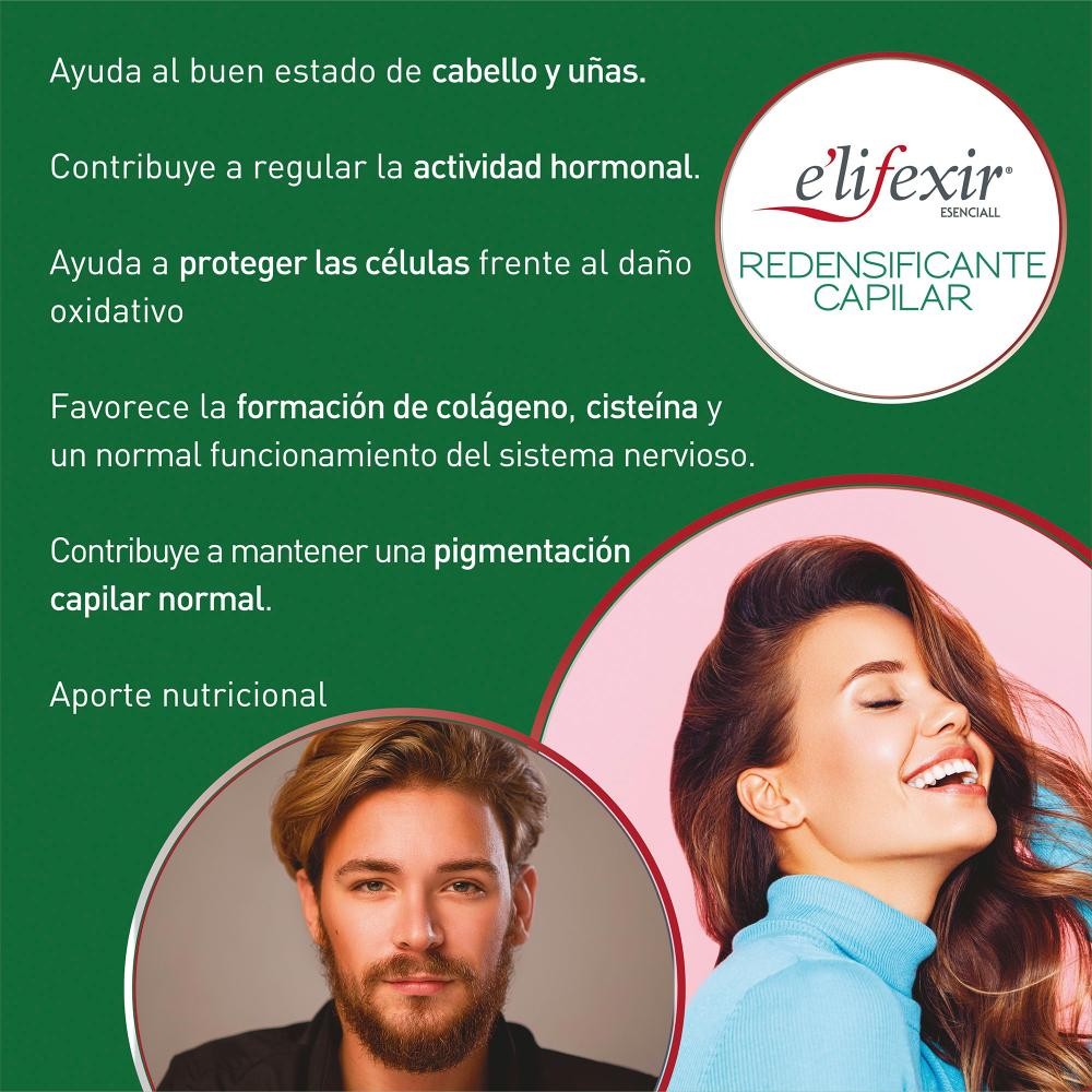 ELIFEXIR Pack Esenciall Redensificante Capilar 60 Cápsulas + Sérum Anticaída 35 ml-3