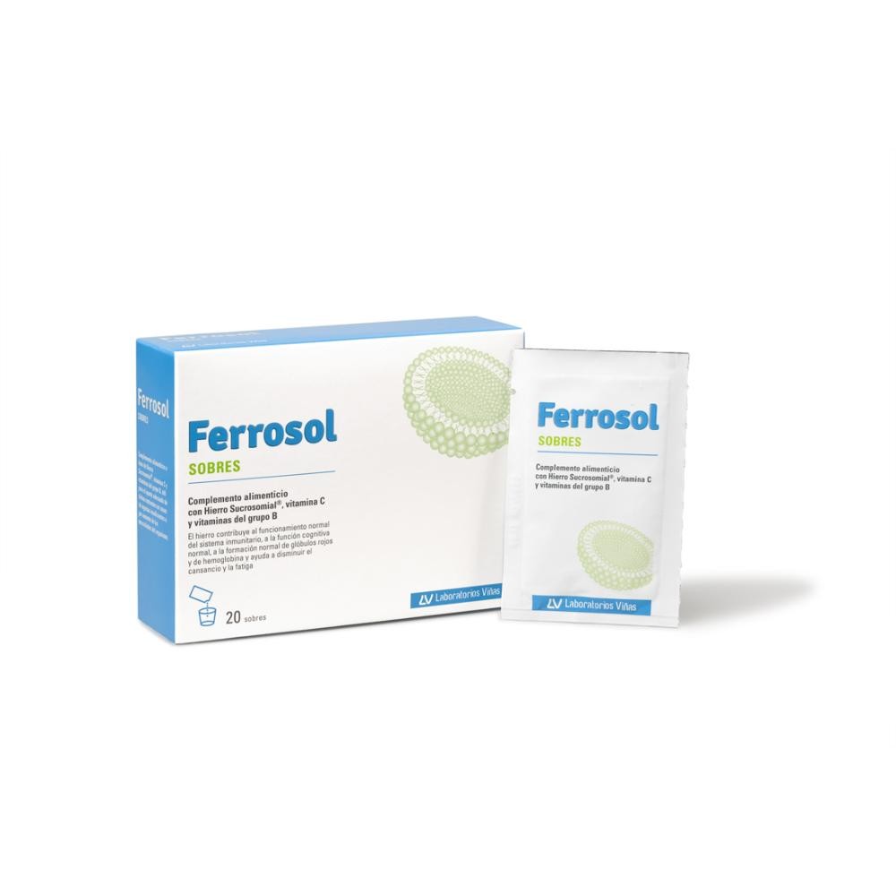 Laboratorios Viñas Ferrosol 20 Sobres-1