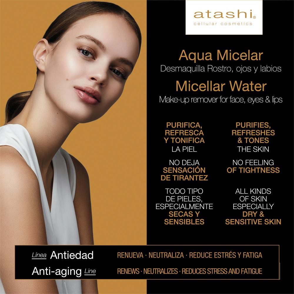 ATASHI Cellular Agua Micelar Purificante 250 ml-3
