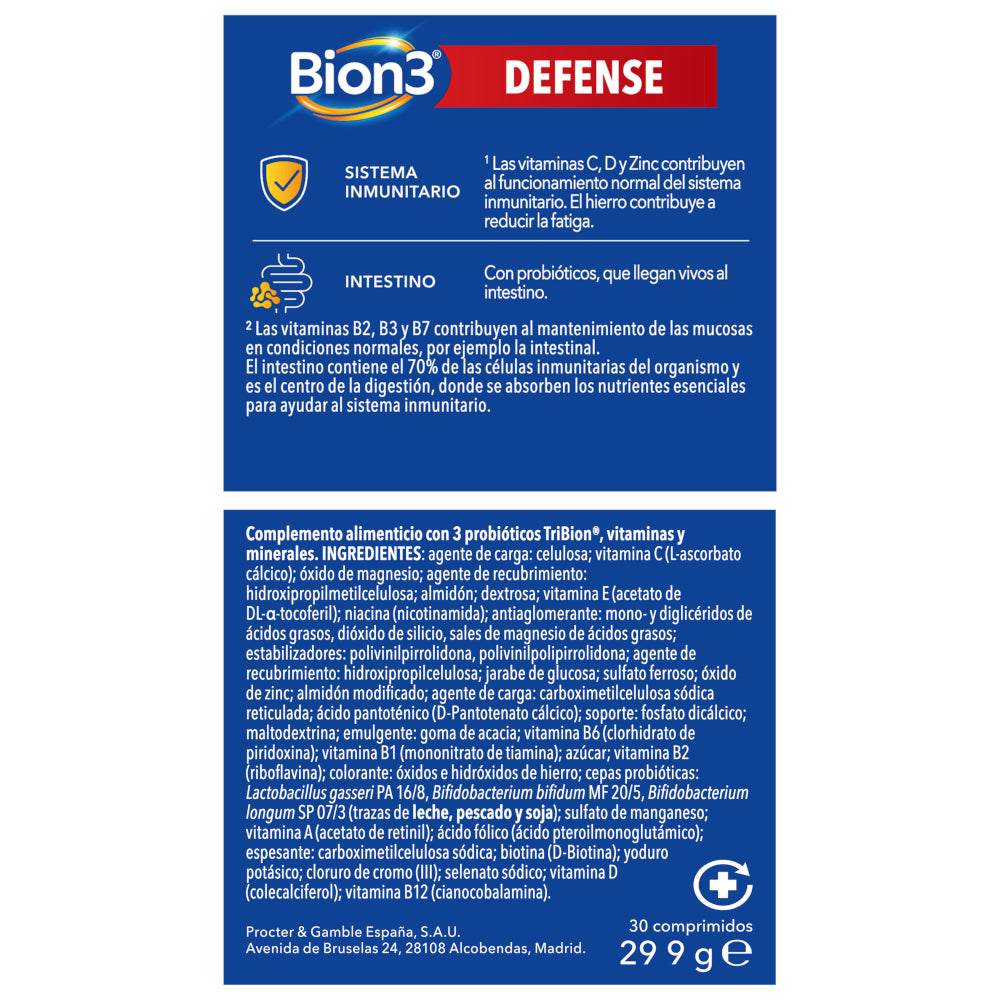 BION 3 Defense DUPLO 2x30 Cápsulas-4