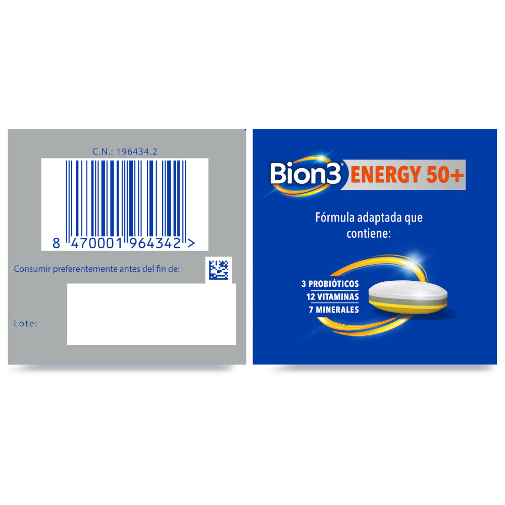 BION 3 Energy 50+ 30 Comprimidos-3