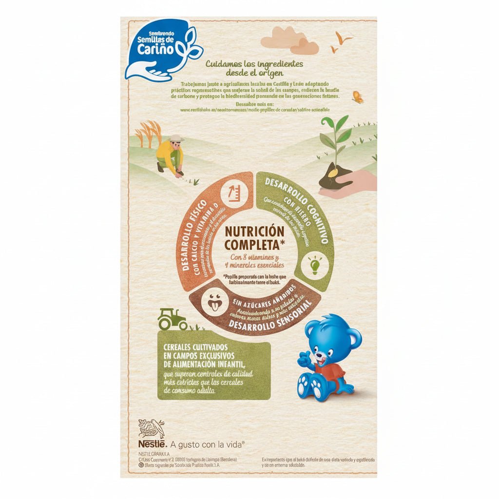 NESTLÉ Papilla 8 Cereales con Galleta María +6 meses 725 g