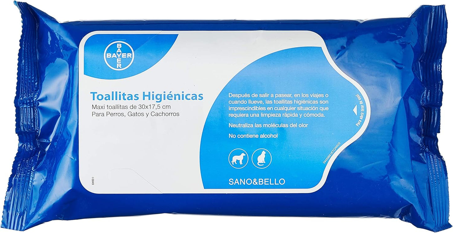Bayer Sano Y Bello Toallitas Limpiadoras Higienicas Humedas 30 uds