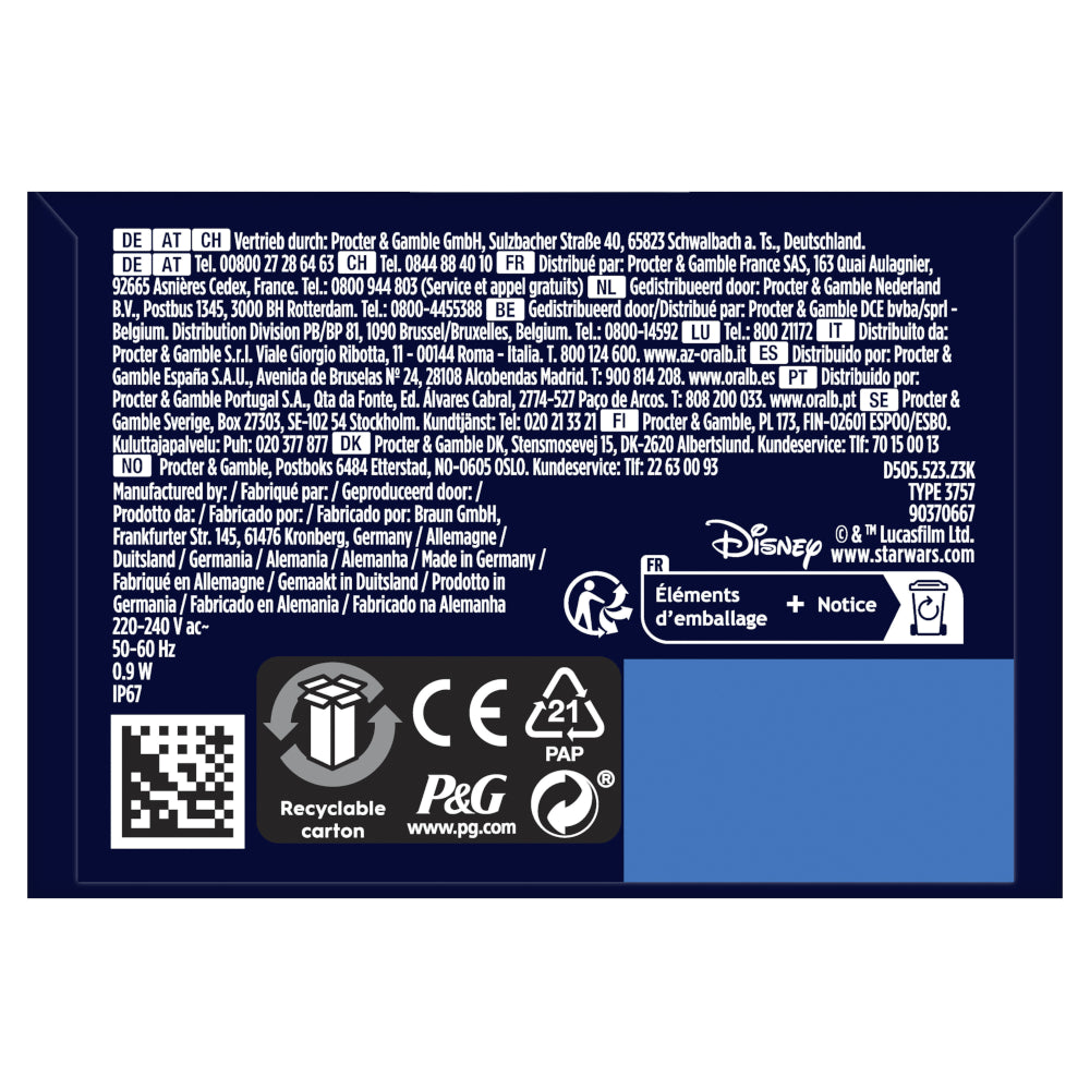 ORAL-B Cepillo Dental Pro 3 Junior 6+ Box Star Wars-11