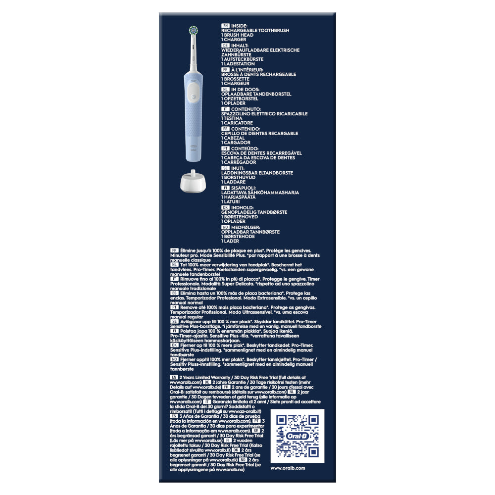 ORAL-B Cepillo Recargable Vitality Pro Azul-12
