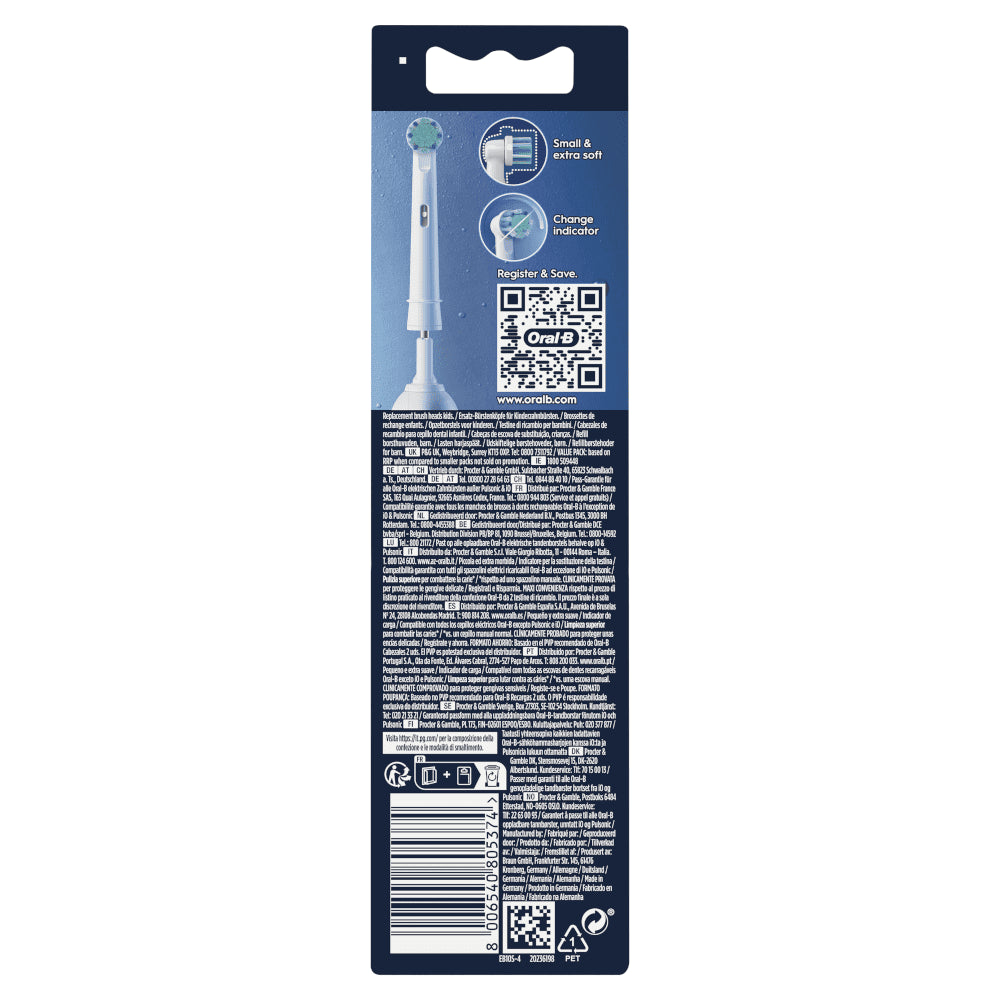 ORAL-B Kids Recambios Cepillo Eléctrico Spiderman 4 Cabezales-9