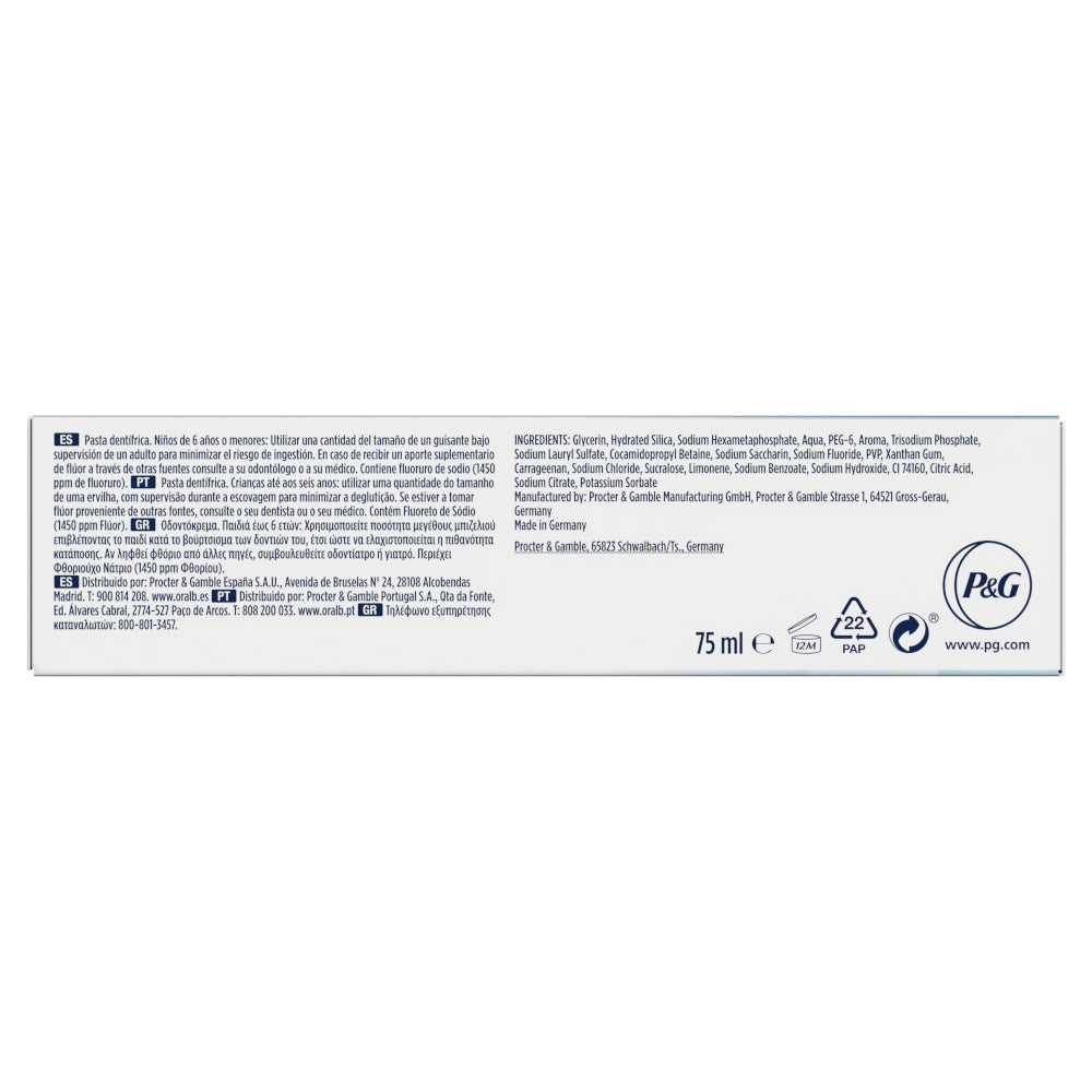 ORAL-B Pasta 3D White Express Brillo Fresco 75ml-6
