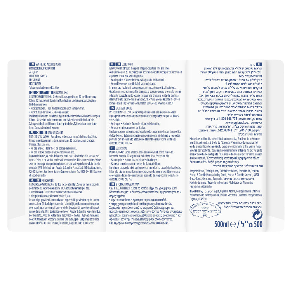 ORAL-B Pro-Expert Enjuague Bucal 500ml-8