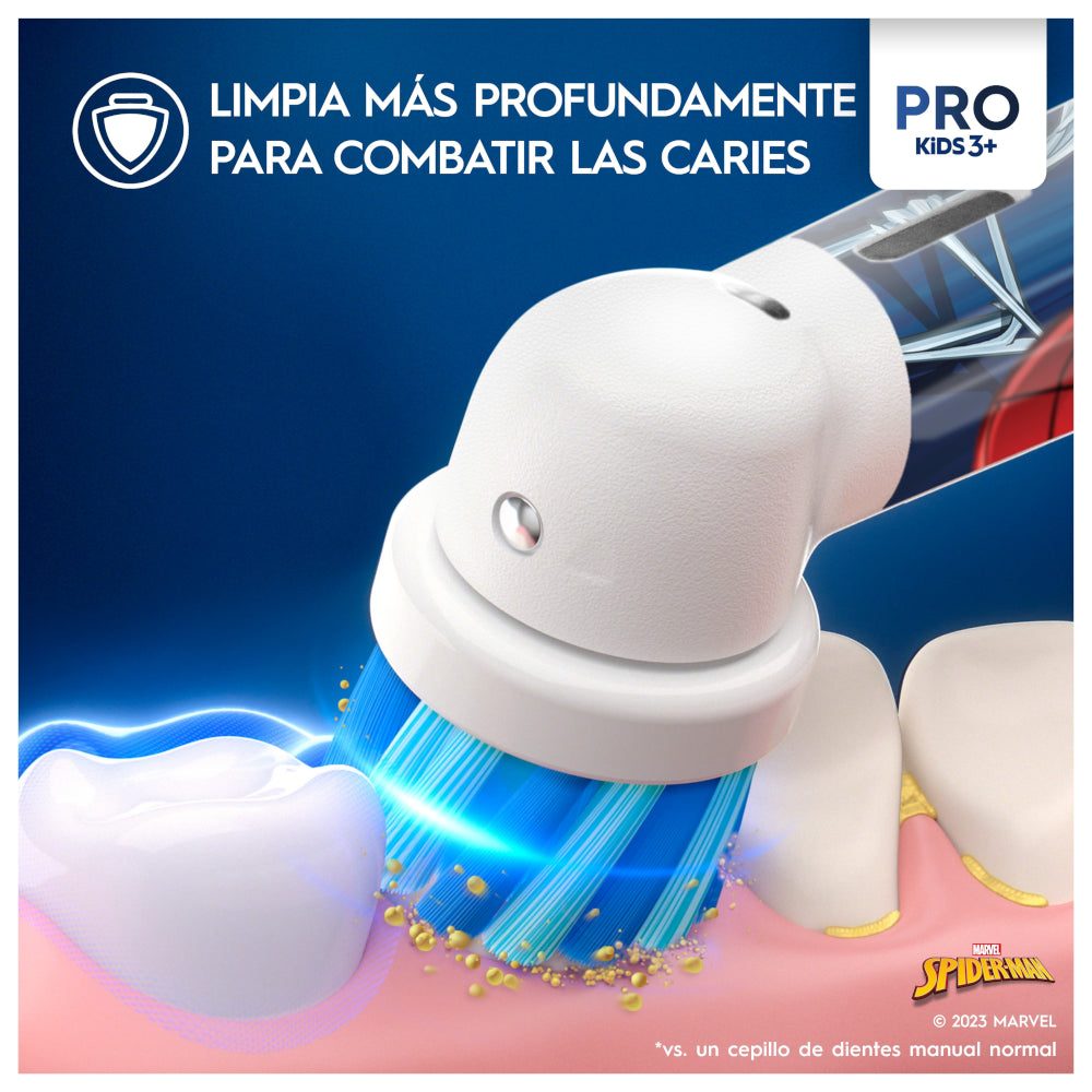 Oral-B Cepillo Recargable Vitality Kids Box Spiderman-6