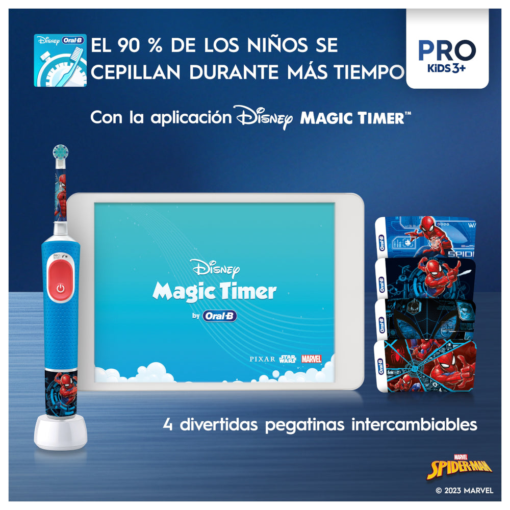 Oral-B Cepillo Recargable Vitality Kids Box Spiderman-8