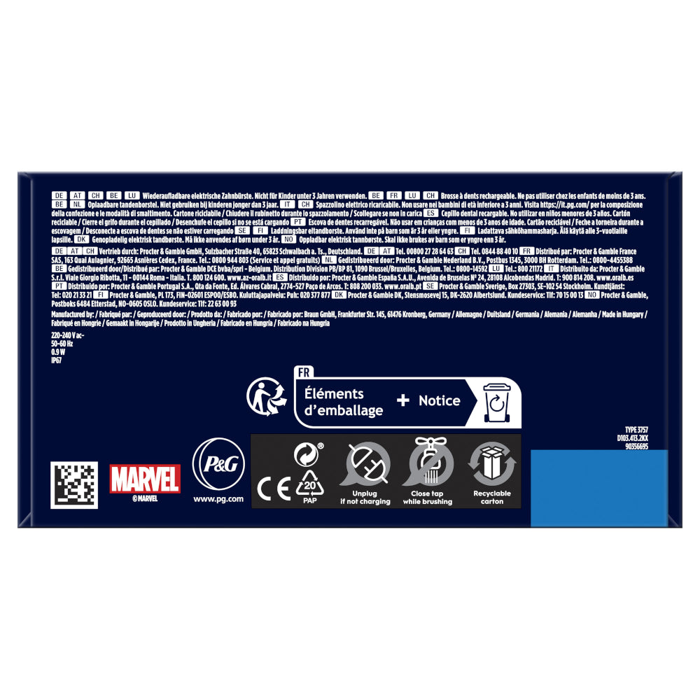 Oral-B Cepillo Recargable Vitality Kids Box Spiderman-9