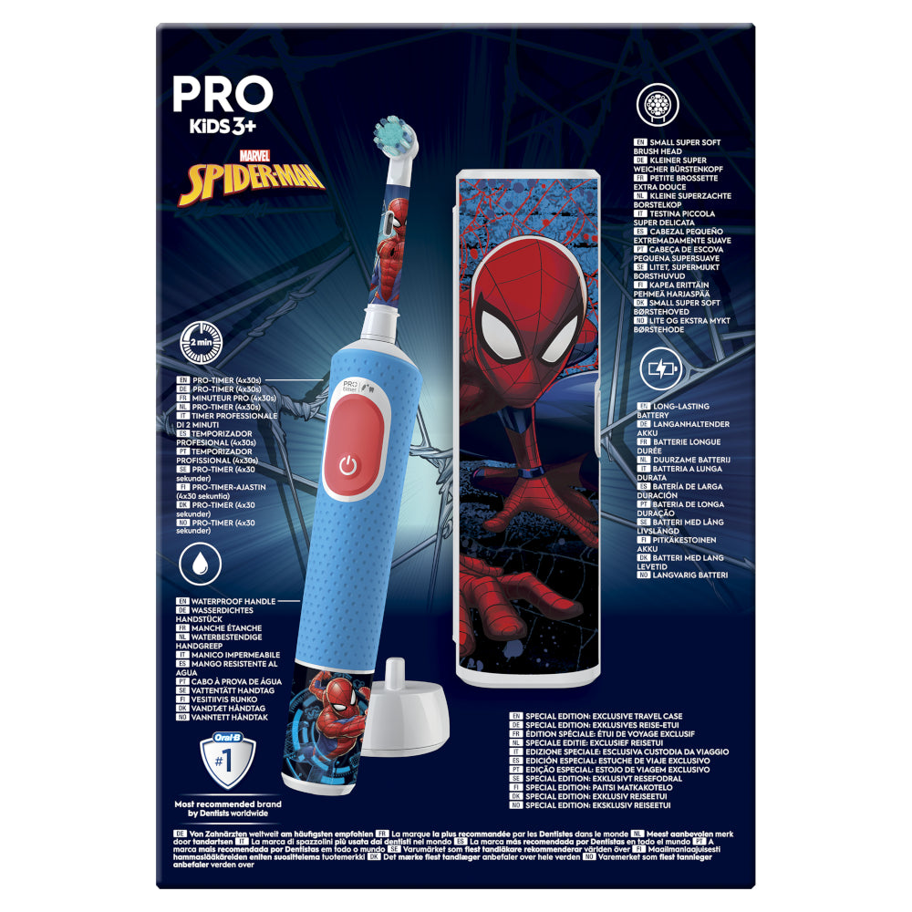 Oral-B Cepillo Recargable Vitality Kids Box Spiderman-10