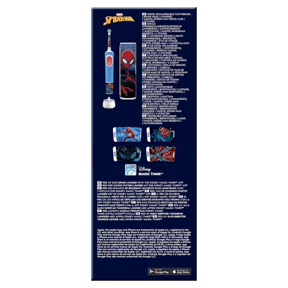 Oral-B Cepillo Recargable Vitality Kids Box Spiderman-11