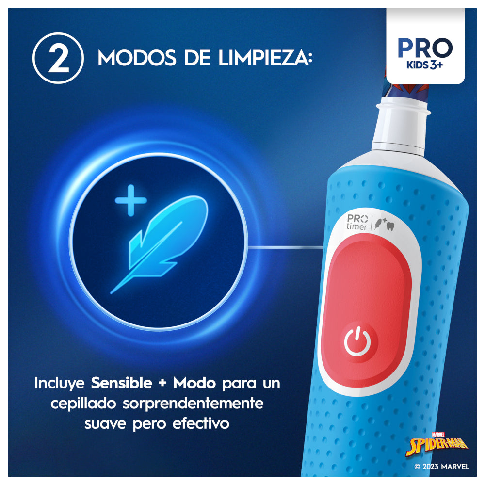 Oral-B Cepillo Recargable Vitality Kids Box Spiderman-2