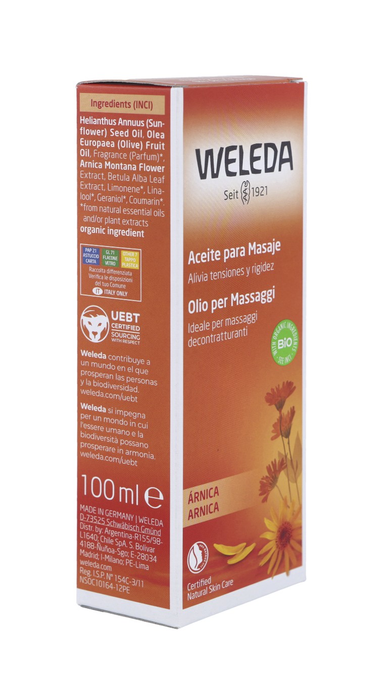 WELEDA Aceite para Masaje con Árnica 100 ml-2