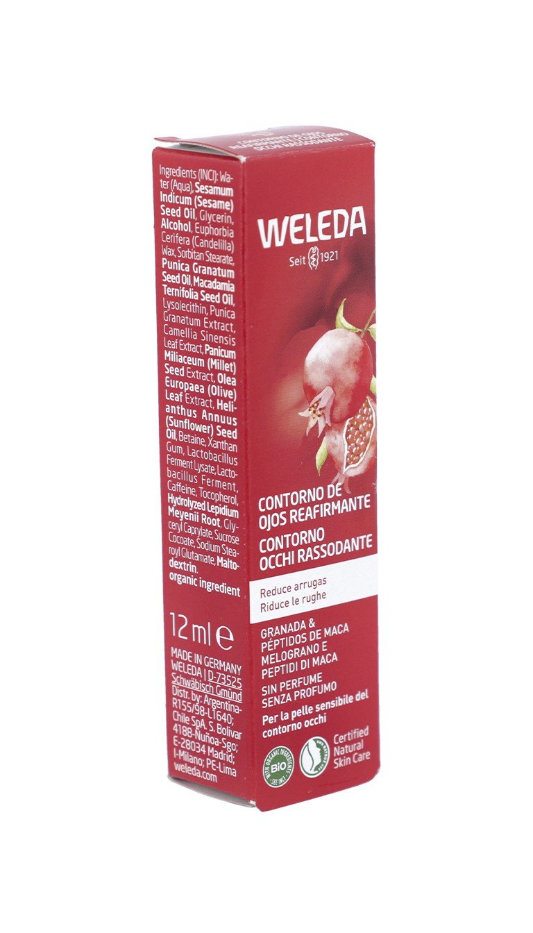 WELEDA Contorno de Ojos Reafirmante de Granada y Péptidos de Maca 12ml-3