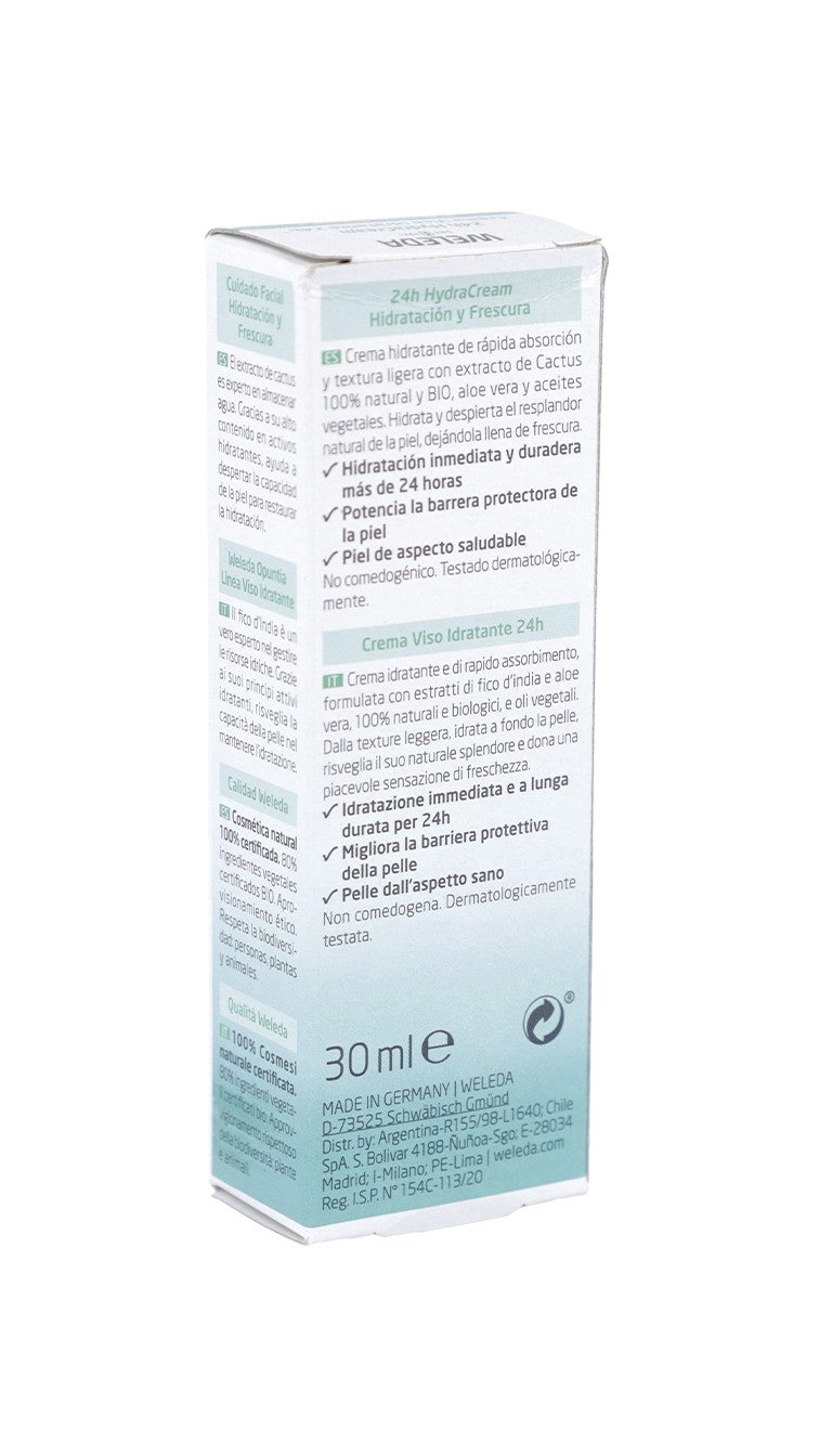 WELEDA Crema Facial HydraCream Hidratación y Frescura 24h Extracto de Cactus BIO 30ml-3