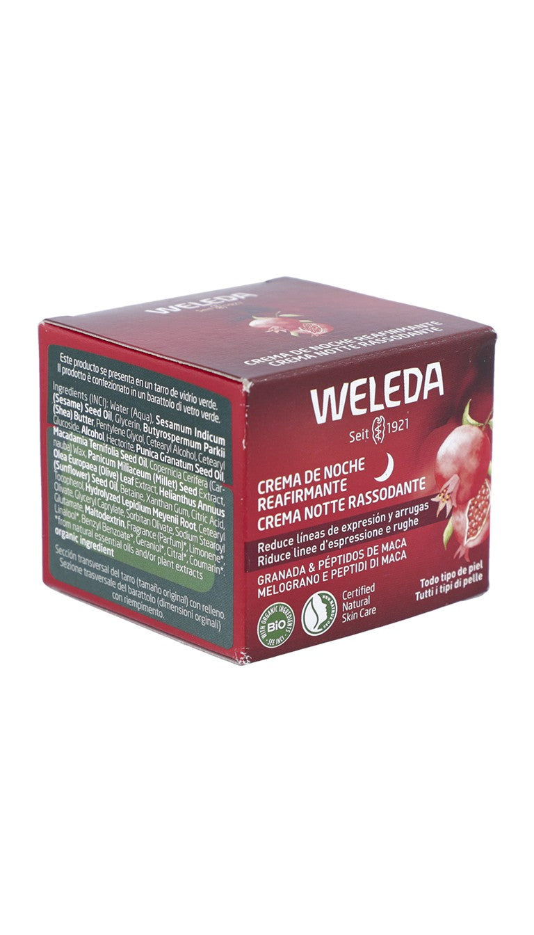 Weleda Crema de Noche Reafirmante de Granada y Péptidos de Maca 40ml-3