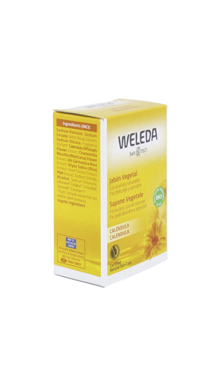 Weleda Jabón Vegetal de Caléndula 100g-3