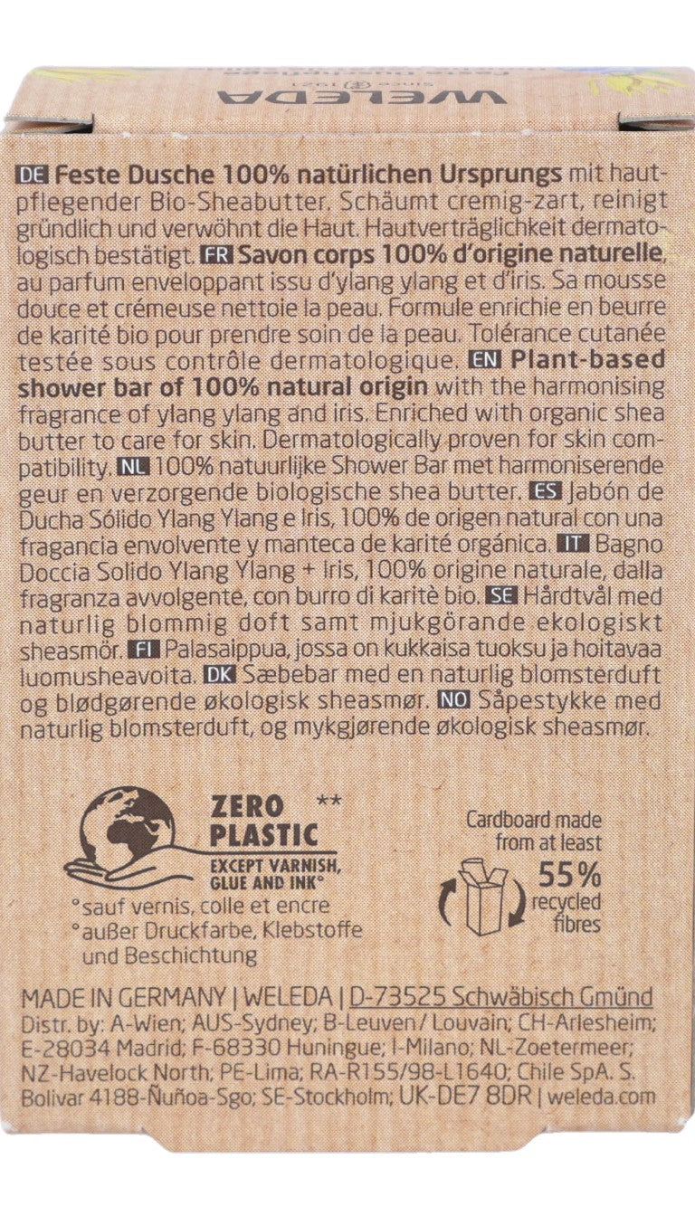 WELEDA Jabón de Ducha Sólido Ylang Ylang + Iris Floral 75g-5