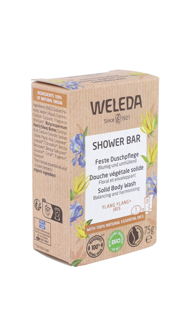 WELEDA Jabón de Ducha Sólido Ylang Ylang + Iris Floral 75g-6