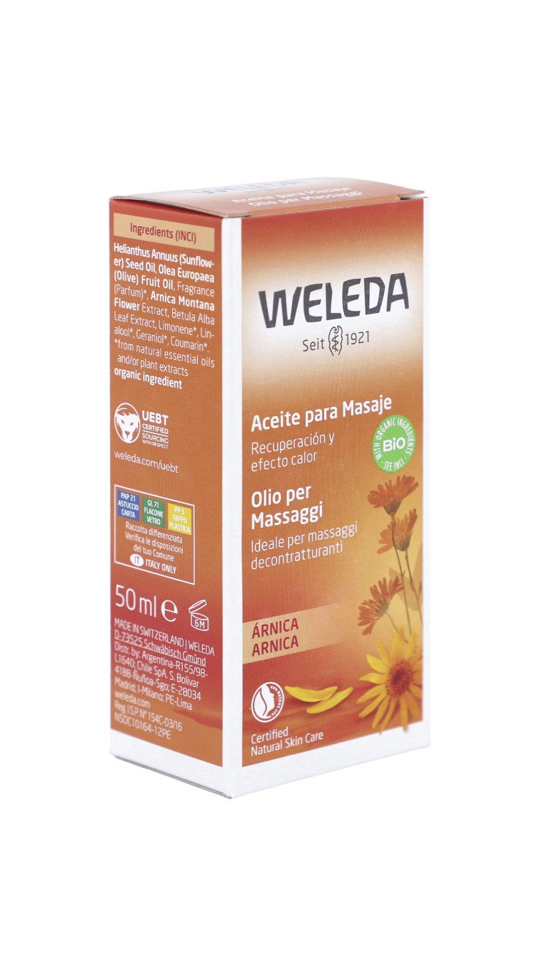 Weleda Aceite Árnica Masaje 50 ml-5