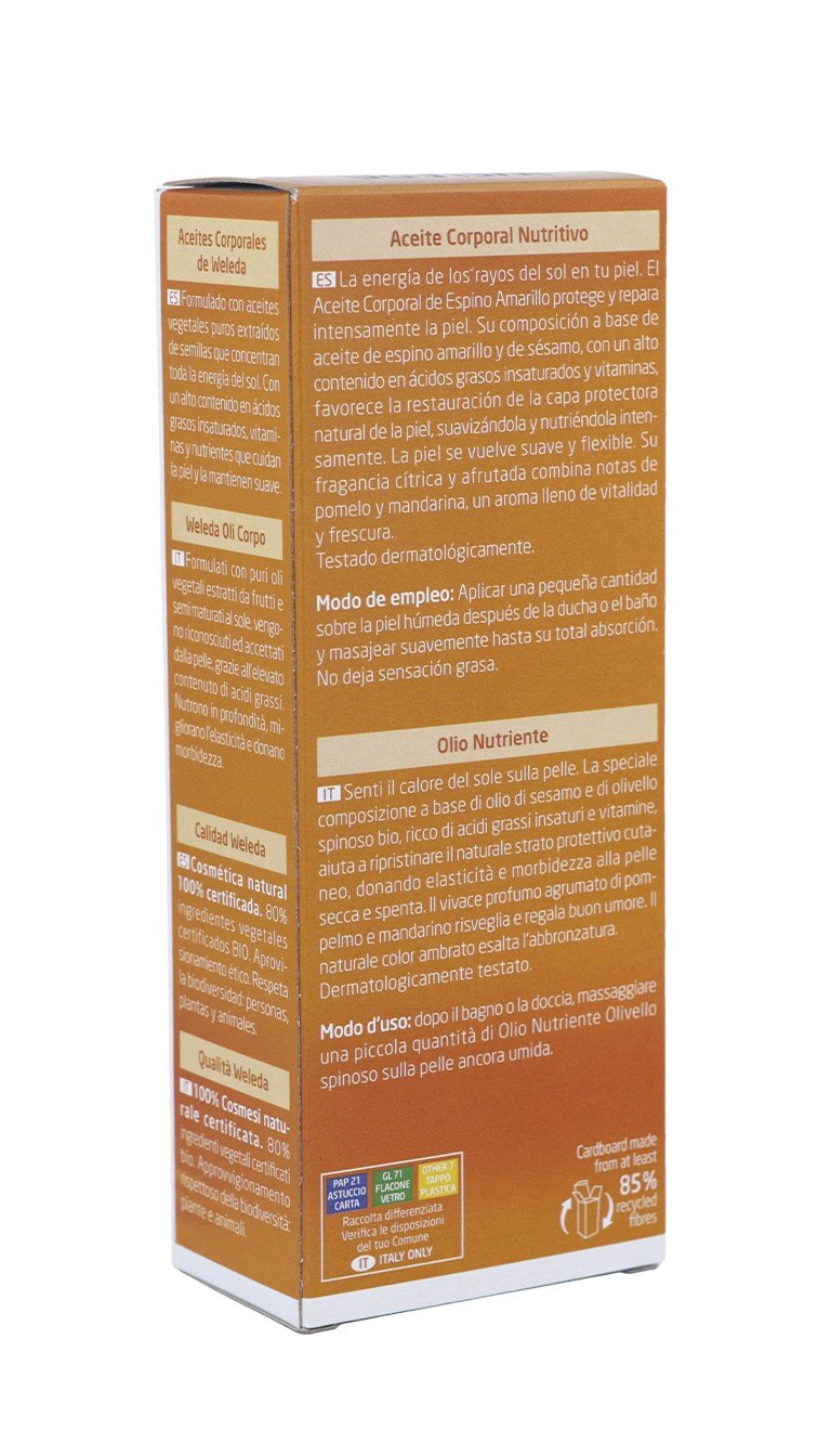 Weleda Cosmética Aceite Espino Amarillo 100 ml-6