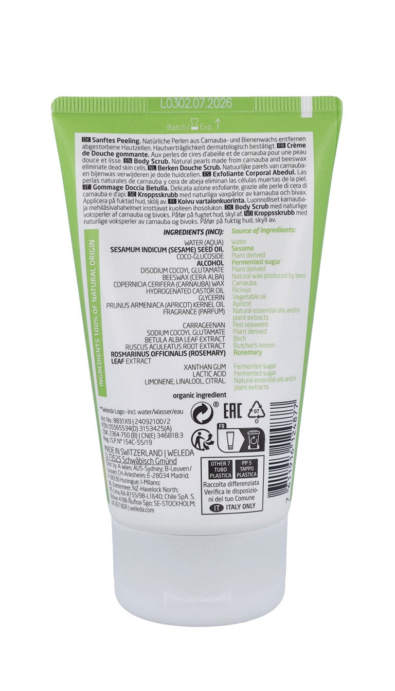 Weleda Cosmética Exfoliante Corp Abedul 150 ml-7