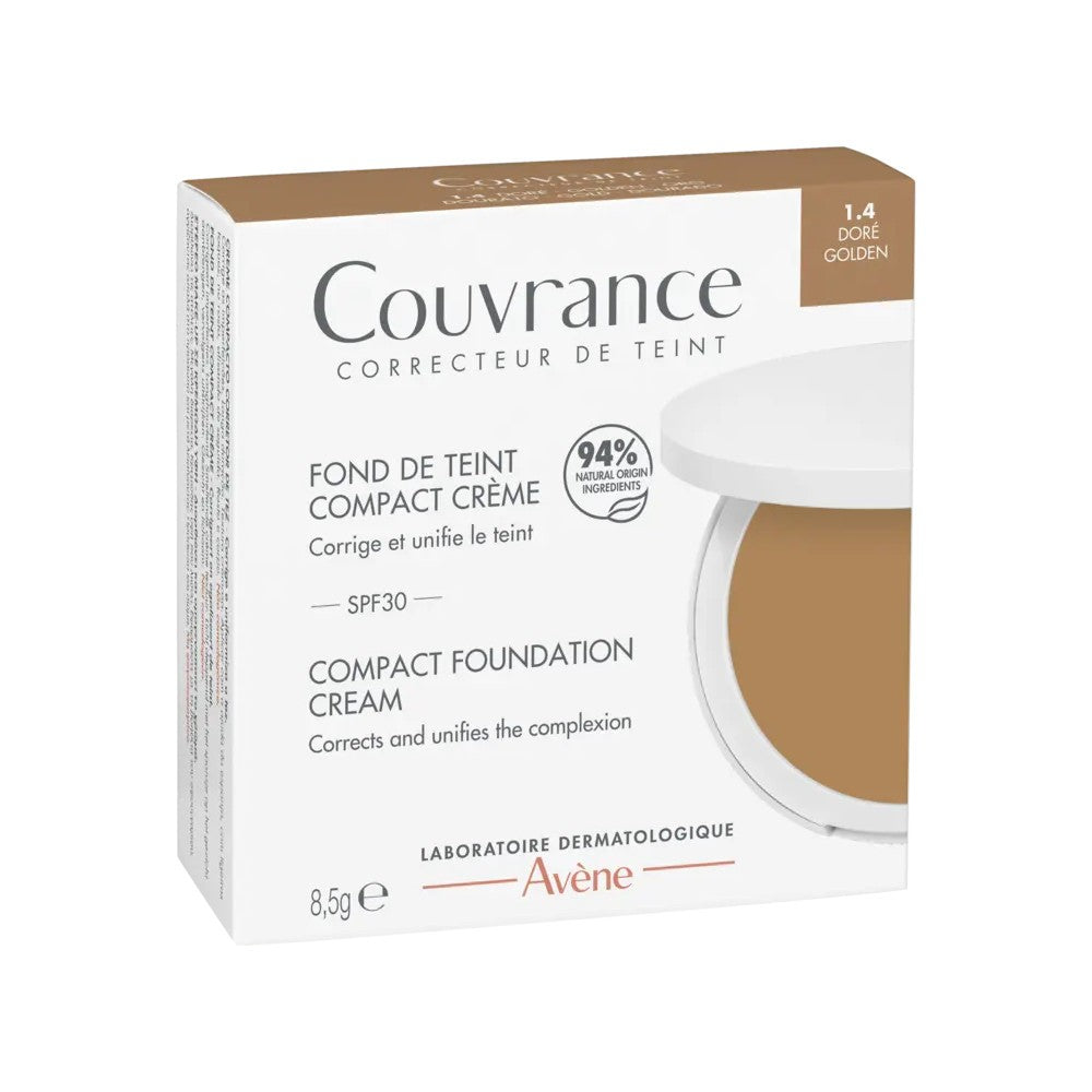 Avène Couvrance Base de Maquillaje Compacta 1.4 Dorado SPF30-1