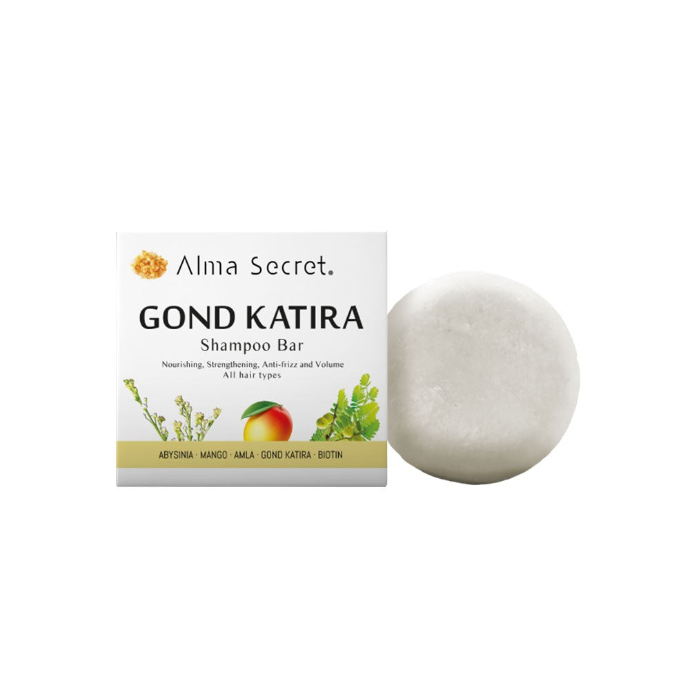 Alma Secret Champú Sólido Gond Katira (Fortalecedor, Hidratante, Anti-Frizz) 85 g-1